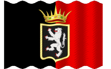 Waving Valle d'Aosta Italy Europe Flags 