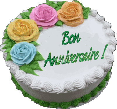 007 Gateaux Bon Anniversaire Français Messages 