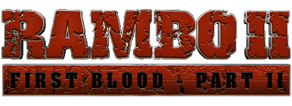 Logo First blood part 2 Rambo Movies International Multi Media 