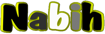 Nabih N MASCULIN - Maghreb Musulman Prénoms 