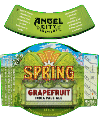 Spring - Grapefriut indian pale ale-Spring - Grapefriut indian pale ale Angel City Brewery USA Bières Boissons 