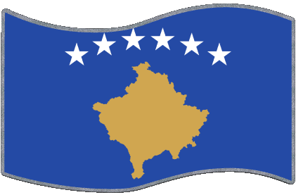 Rectangle Kosovo Europe Flags 