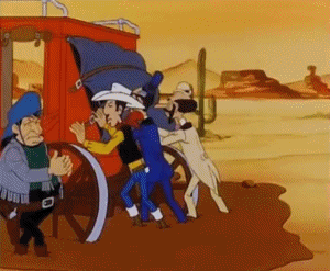 La Diligencia Lucky Luke Dibujos animados TV Peliculas Multimedia 