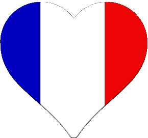 Coeur National France Drapeaux 