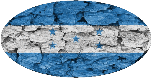 Oval Honduras America Flags 