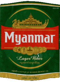 Myanmar Birmania Cervezas Bebidas 