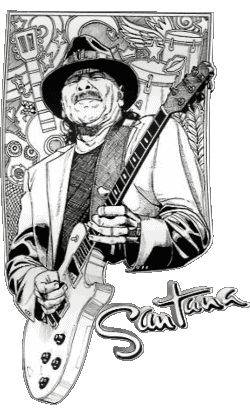 Carlos Santana Pop Rock Musique Multi Média 