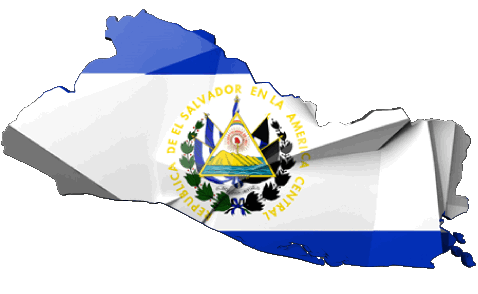 Carte Salvador Amériques Drapeaux 