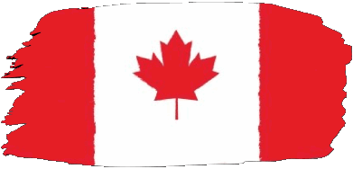 Rettangolo Canada America Bandiere 