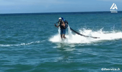 Fly-boarding Fail Moto d'acqua Trasporti Umorismo -  Fun 