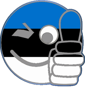 Faccina - OK Estonia Europa Bandiere 