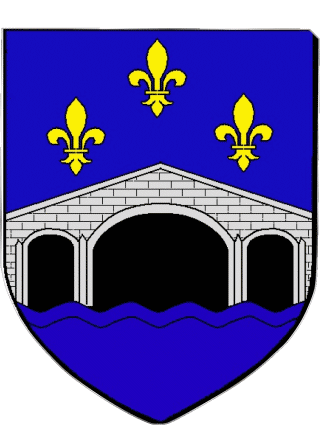 Blasone-Blasone PONT SUR YONNE 89 Dipartimenti - Città Francia Bandiere 