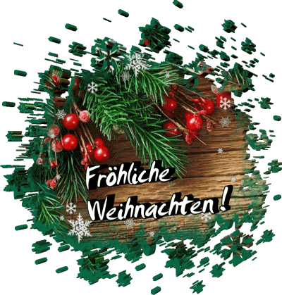 Serie 14 Fröhliche  Weihnachten Tedesco Messagi 
