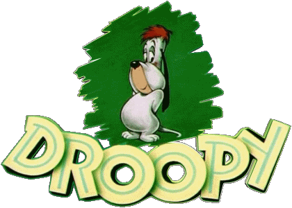 Droopy Logo Tex Avery Cartoons TV Filme Multimedia 