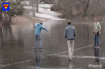 Fail Sobre el hielo GENTE Humor - Fun 