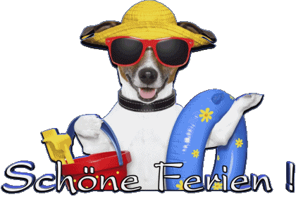 03 Fond Transparent Schöne Ferien Allemand Messages 