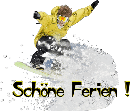 Serie 04 Schöne Ferien Winter Alemán Mensajes 