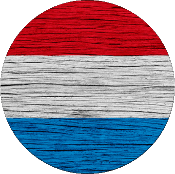 Runde Luxemburg Europa Fahnen 