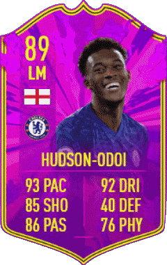 Callum Hudson-Odoi Angleterre F I F A - Joueurs Cartes Jeux Vidéo Multi Média 
