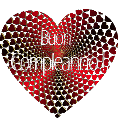 005 Cuore Buon Compleanno Italiano Mensajes 