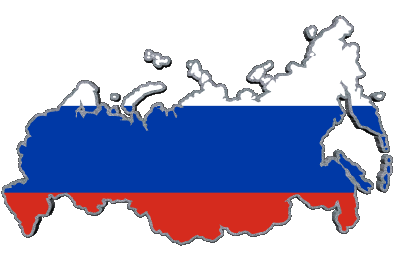 Map Russia Europe Flags 