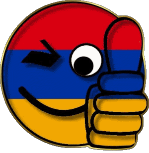 Smiley - OK Armenien Asien Fahnen 