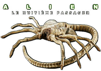 Logotipo Francés (Le 8 eme Passager) Alien Películas Internacional Multimedia 
