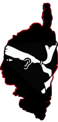 Map Corsica Regions France Flags 