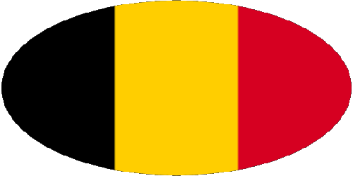 Verschiedene Belgien Europa Fahnen 