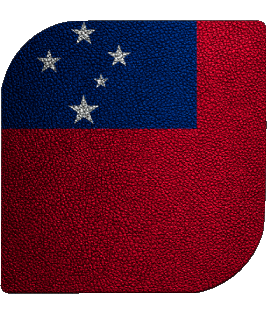 Square Samoa Oceania Flags 