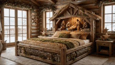 “A letto” (Natale) A.I Miscela Umorismo -  Fun 