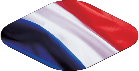 Oval Nacional Francia Banderas 