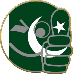 Smiley - OK Pakistan Asien Fahnen 