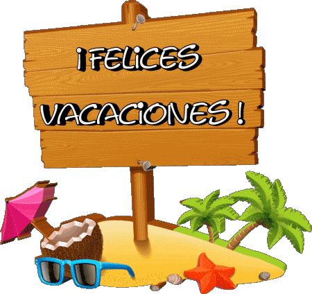 22 Sfondo trasparente Felices Vacaciones Spagnolo Messagi 