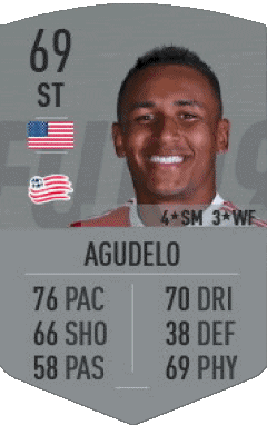 Juan Agudelo U S A F I F A - Giocatori carte Videogiochi Multimedia 