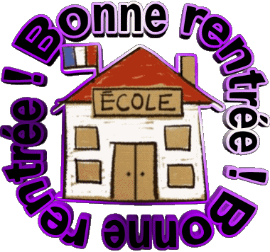 06 Sfondo trasparente Bonne Rentrée Francese Messagi 