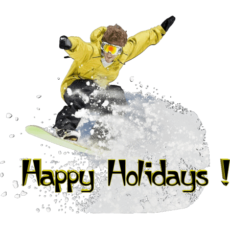 Serie 04 Happy Holidays Winter Inglese Messagi 