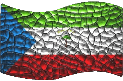 Rectangle Guinée Equatorial Afrique Drapeaux 