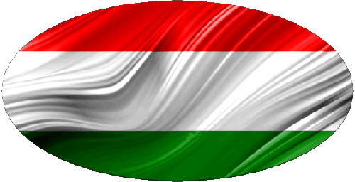 Ovale Ungheria Europa Bandiere 