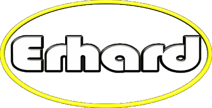 Erhard E MASCULIN - Allemagne Prénoms 