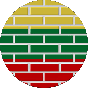 Round Lithuania Europe Flags 