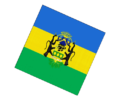 Sfera - Cubo Gabon Africa Bandiere 