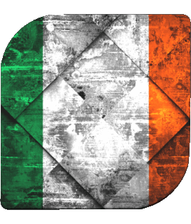 Square Ireland Europe Flags 