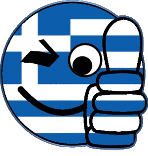 Smiley - OK Grèce Europe Drapeaux 