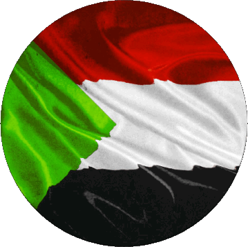 Tondo Sudan Africa Bandiere 