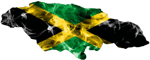 Map Jamaica America Flags 