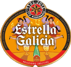 Estrella Galicia Spain Beers Drinks 