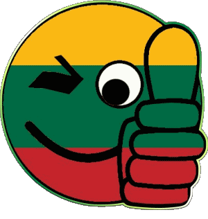 Smiley - OK Lituania Europa Banderas 