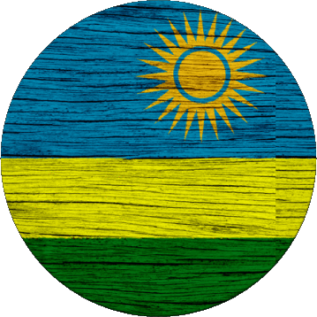 Runde Ruanda Afrika Fahnen 