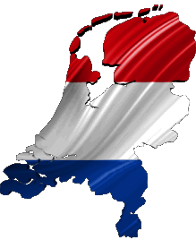 Carta Geografica Paesi Bassi Europa Bandiere 